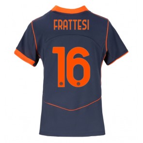 Lacne Ženy Futbalové dres Inter Milan Davide Frattesi #16 2025-26 Krátky Rukáv - Tretina